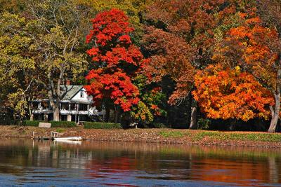 The Delaware River near Washingtons Crossing