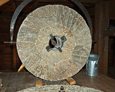 Mill stone at Bale mill
