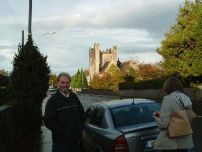 The angels are singing in Adare -- a rainbow starts our trip