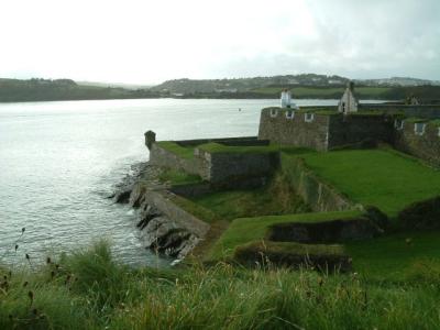 Charlesfort and the old fort across the river