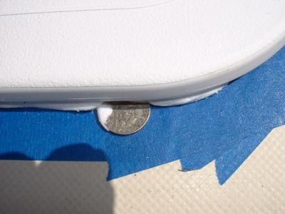 Using shims to prevent sqeezing all the sealant out