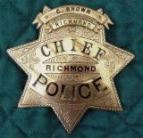 richmond chief of police badge