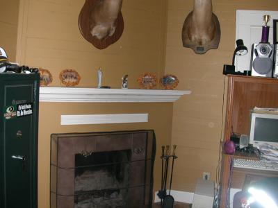 Voil's Bedroom fireplace