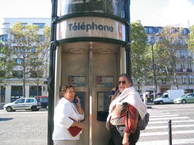 Paris phone booth