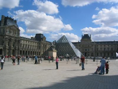 Front of Louvre
