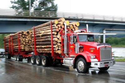 Quesnel Logging Truck