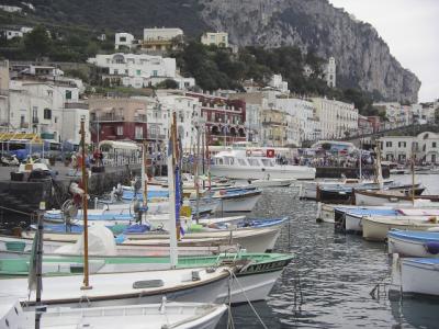 Capri harbour.