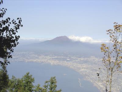 Versuvius from the mountain top.