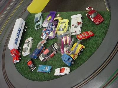 north infield  at the slotcar track