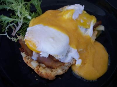 A beautiful riff on eggs benedict:  thanks, Jonathan!