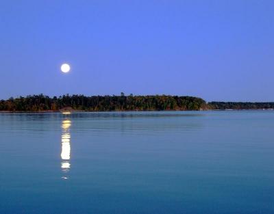 Full Moon over Lake Bemidji