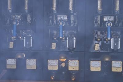 electrical panel for steam generators- haze is leaking steam