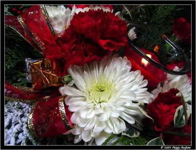 Christmas arrangement by Peggy