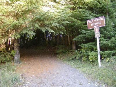 path to the sediment dam that the army corp of engineers built