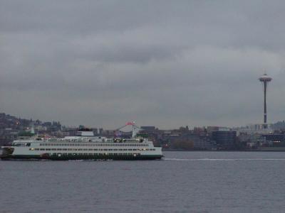 another ferry and the space needle