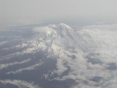 Rainier ain't rumbling. Mt St Helens is