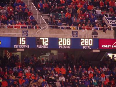 passing yards counter