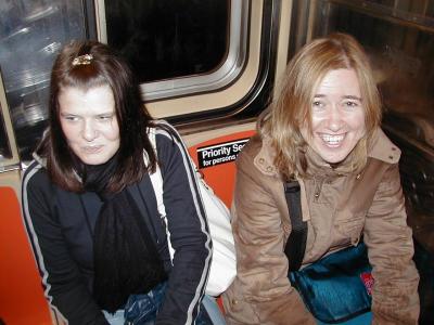 Sheena and Diane Ride the C Train Subway