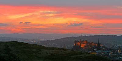 Edinburgh sunset