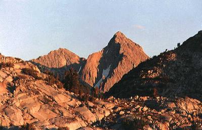 Alpenglow on Mount Huxley