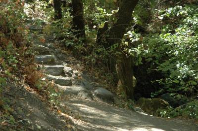 stairs to the cascade