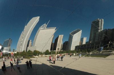 outside the Bean