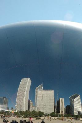 outside the Bean