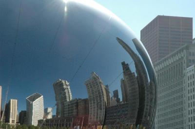 outside the Bean