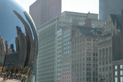 outside the Bean