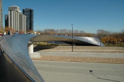 another silvery sculpture