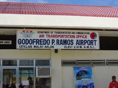 the airport