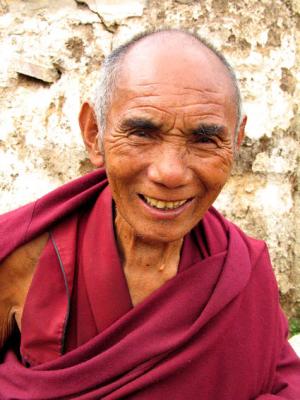 Friendly monk