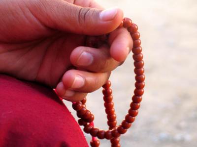 Prayer beads.