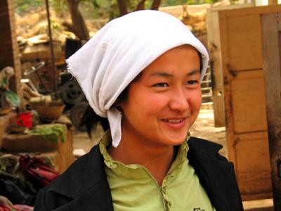 Young woman in Turfan