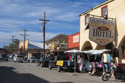 Visiting the town of Oatman