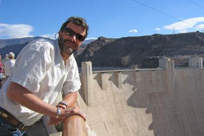 Jim overlooking Hoover Dam