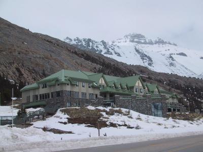 The visitor's center at Athabasca