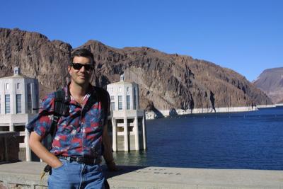 Jim, enjoying seeing Hoover Dam
