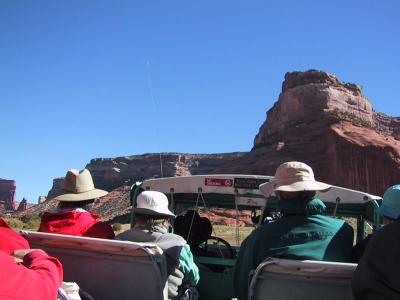 Going on a jeep tour of the Canyon