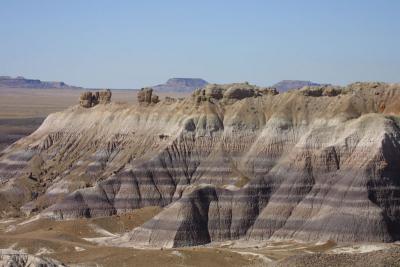 And layered rock formations