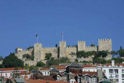 View of the Castelo do Sao Jorge above the city