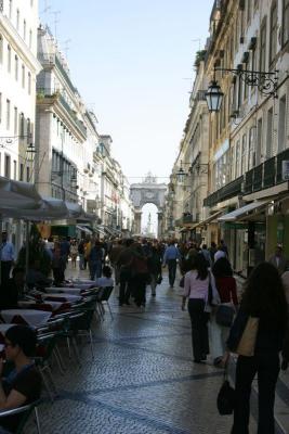 Shops in the Baixa district