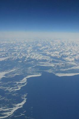 Greenland, on the way home