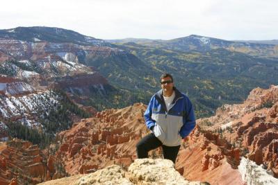 Jim, at the rim of Cedar Breaks