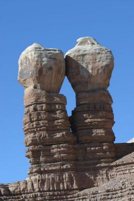 Twin Rocks near Bluff