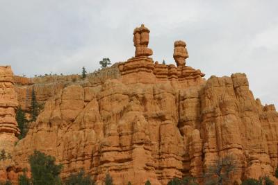 Our favorite twin towers at Red Canyon