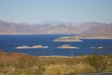 View of Lake Mead (east of Las Vegas)