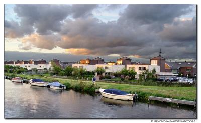 skies over Leiderdorp