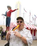 Corndog and Big Tex