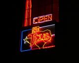 Billy Bob neon sign outside.